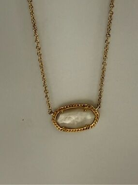 Kendra Scott Moonstome Pendant Necklace - Gold